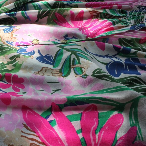 Lilly Pulitzer Elsa Silk Top $188, Endless Summers, NEW! - Picture 8 of 9